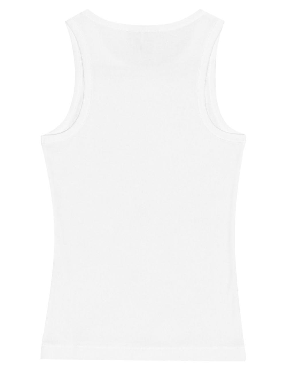 GANNI RIB TANK TOP