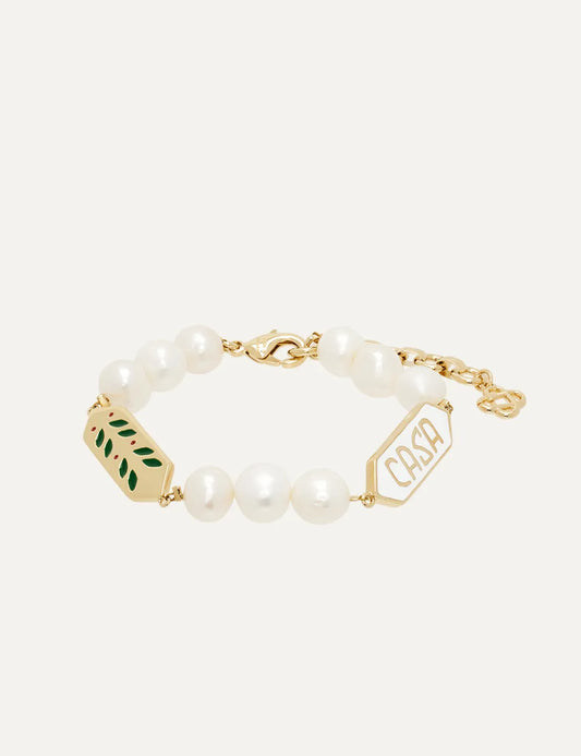 CASABLANCA LAUREL PEARL BRACELET