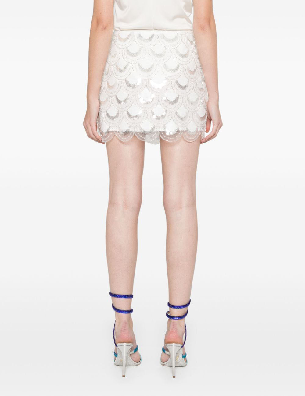 ROTATE SEQUINS MINI SKIRT