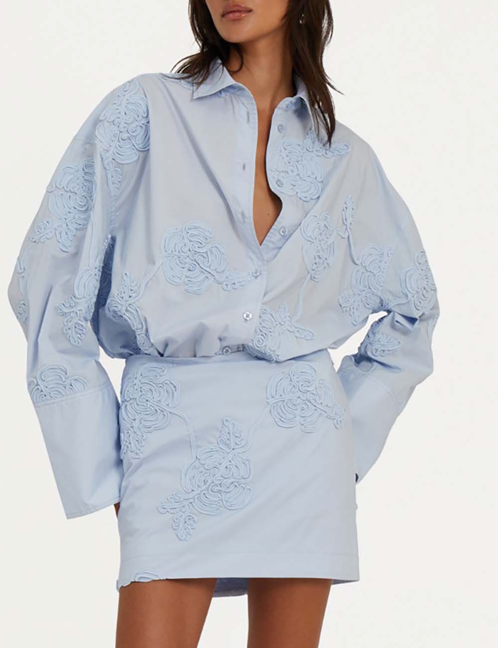 ROTATE FLOWER OVERSIZED SHIRT