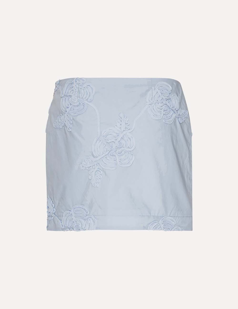 ROTATE COTTON MINI SKIRT