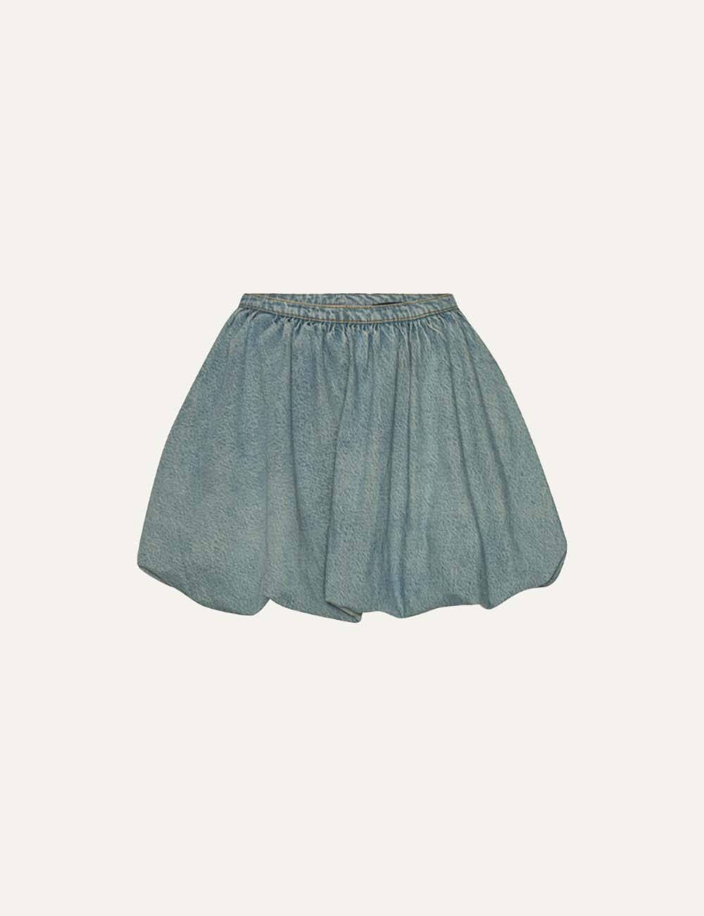 ROTATE DENIM BALLOON SKIRT