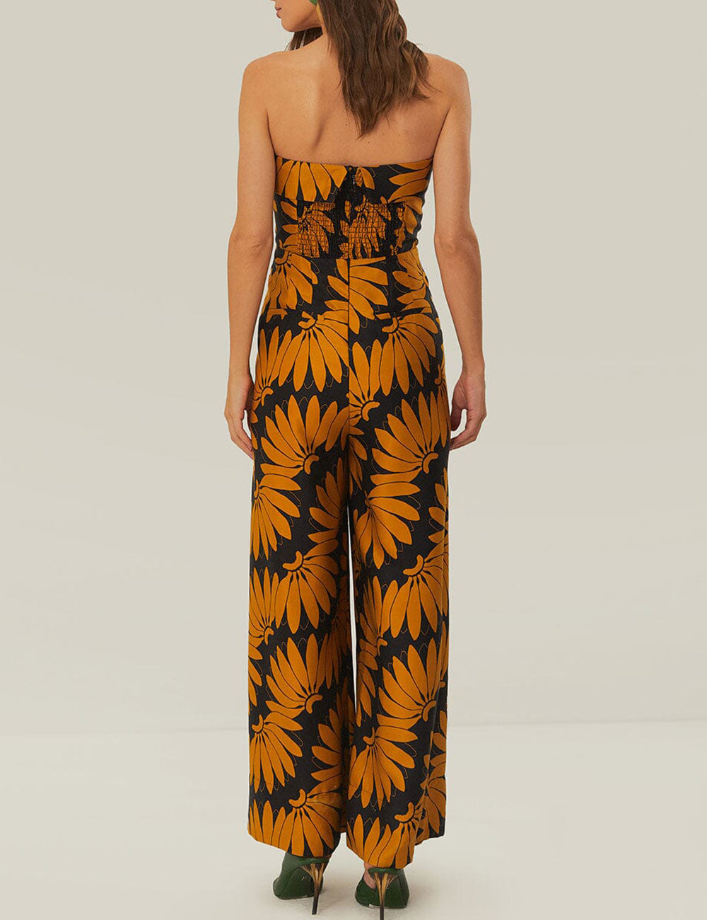 FARM RIO STRAPLESS JUMPSUIT