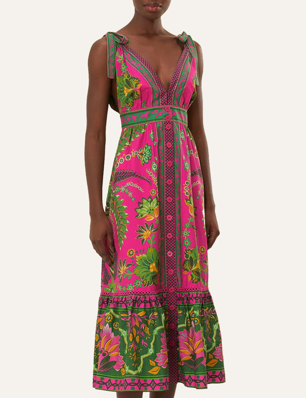 FARM RIO MIDI DRESS