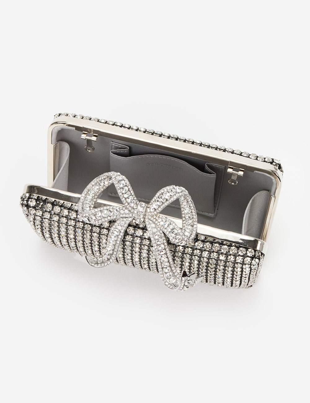 SELF-PORTRAIT CRYSTAL BOX CLUTCH