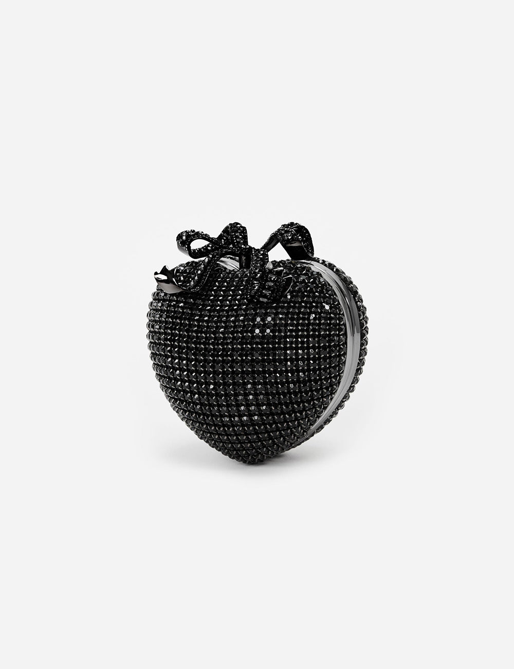 SELF-PORTRAIT CRYSTAL HEART CLUTCH