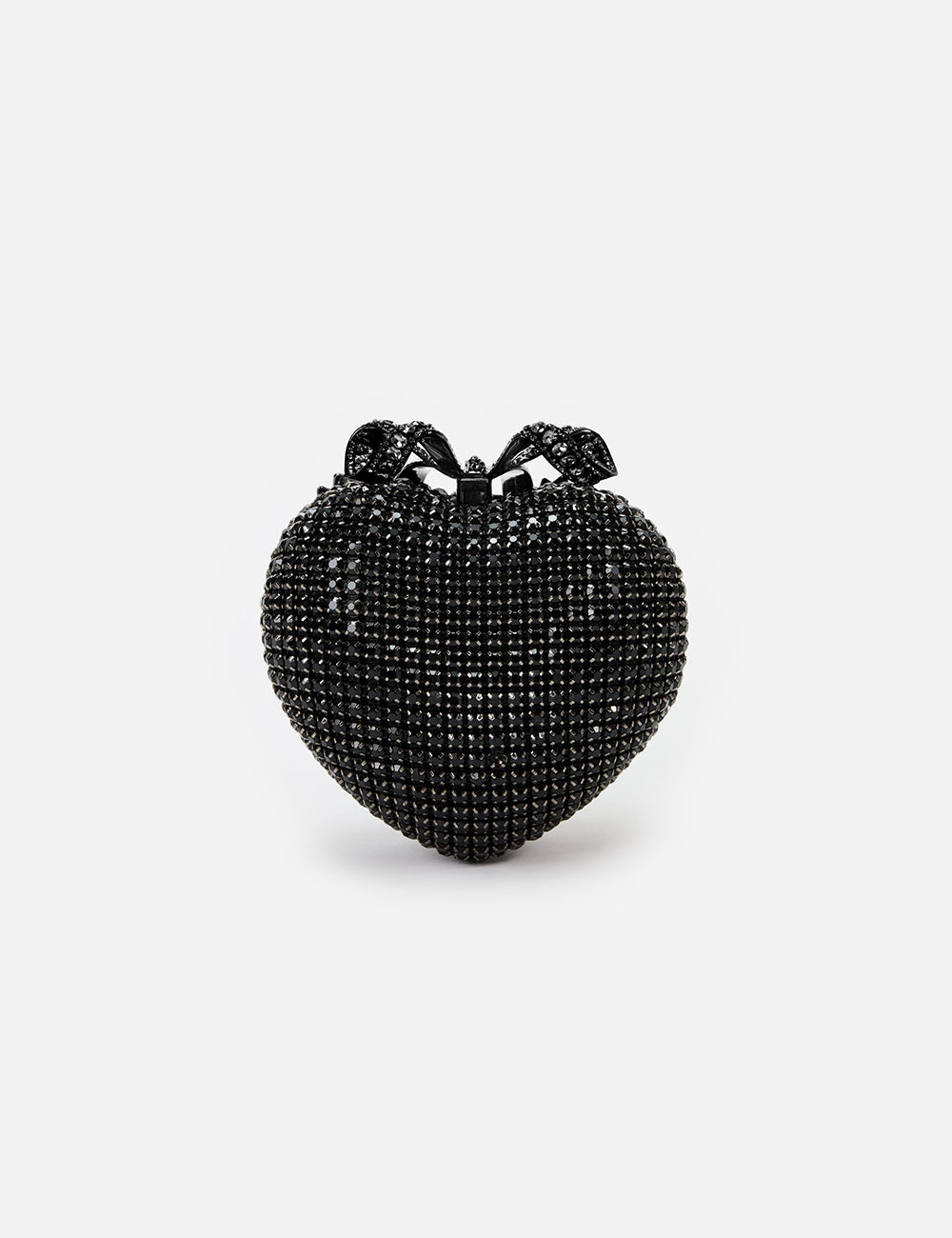 SELF-PORTRAIT CRYSTAL HEART CLUTCH