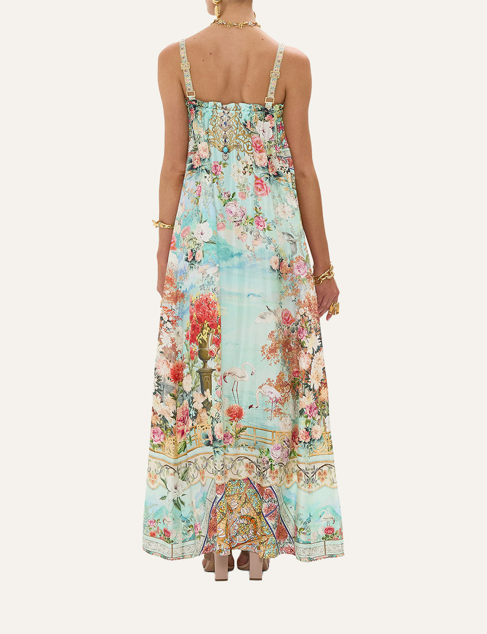 CAMILLA WIDE STRAP SUNDRESS