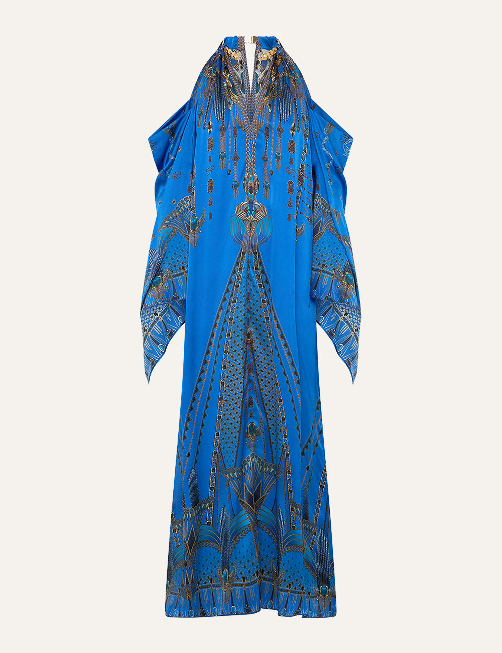 CAMILLA FLARED SLEEVE COLD SH LONG KAFTAN