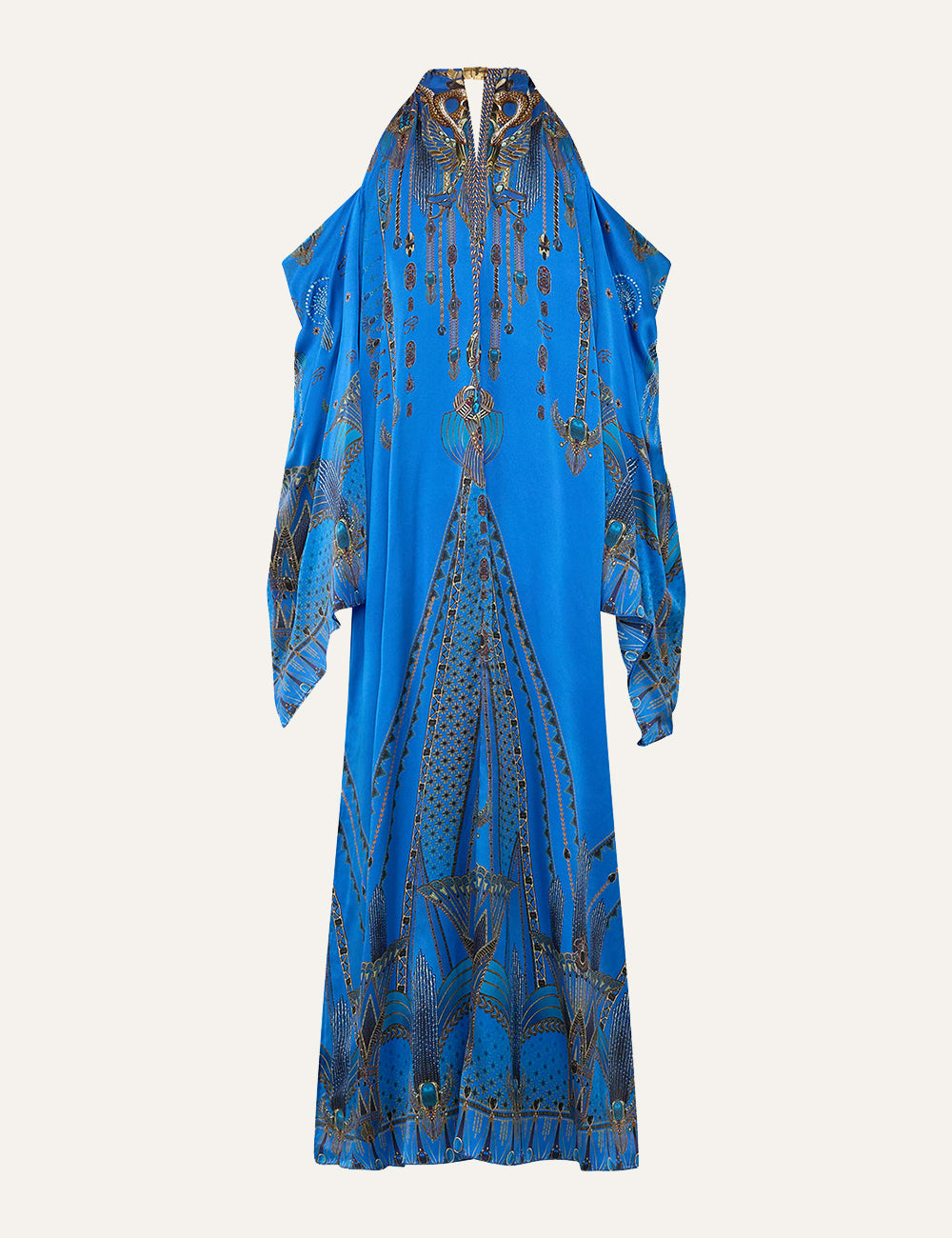 CAMILLA FLARED SLEEVE COLD SH LONG KAFTAN