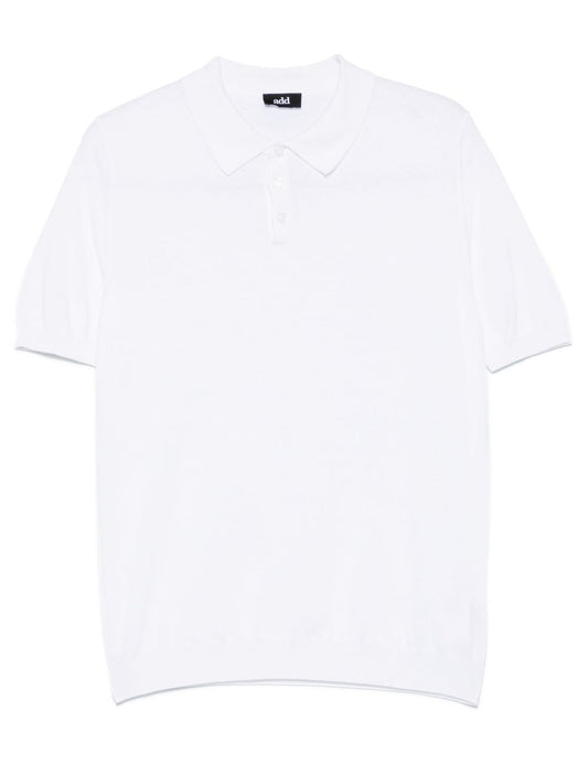 ADD KNIT POLO WHITE