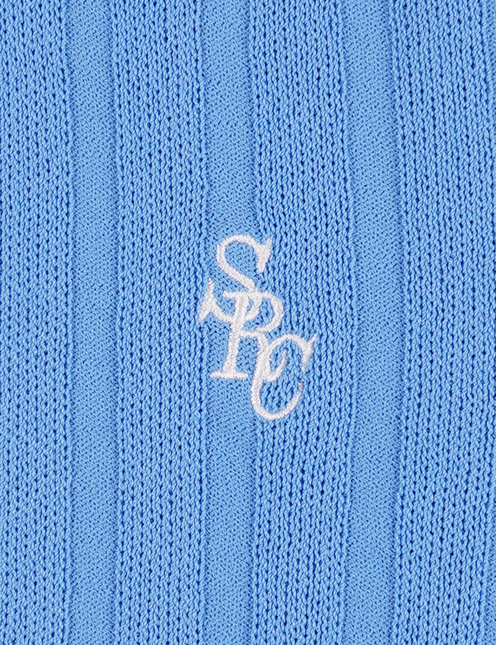 SPORTY & RICH SRC RIBBED POLO