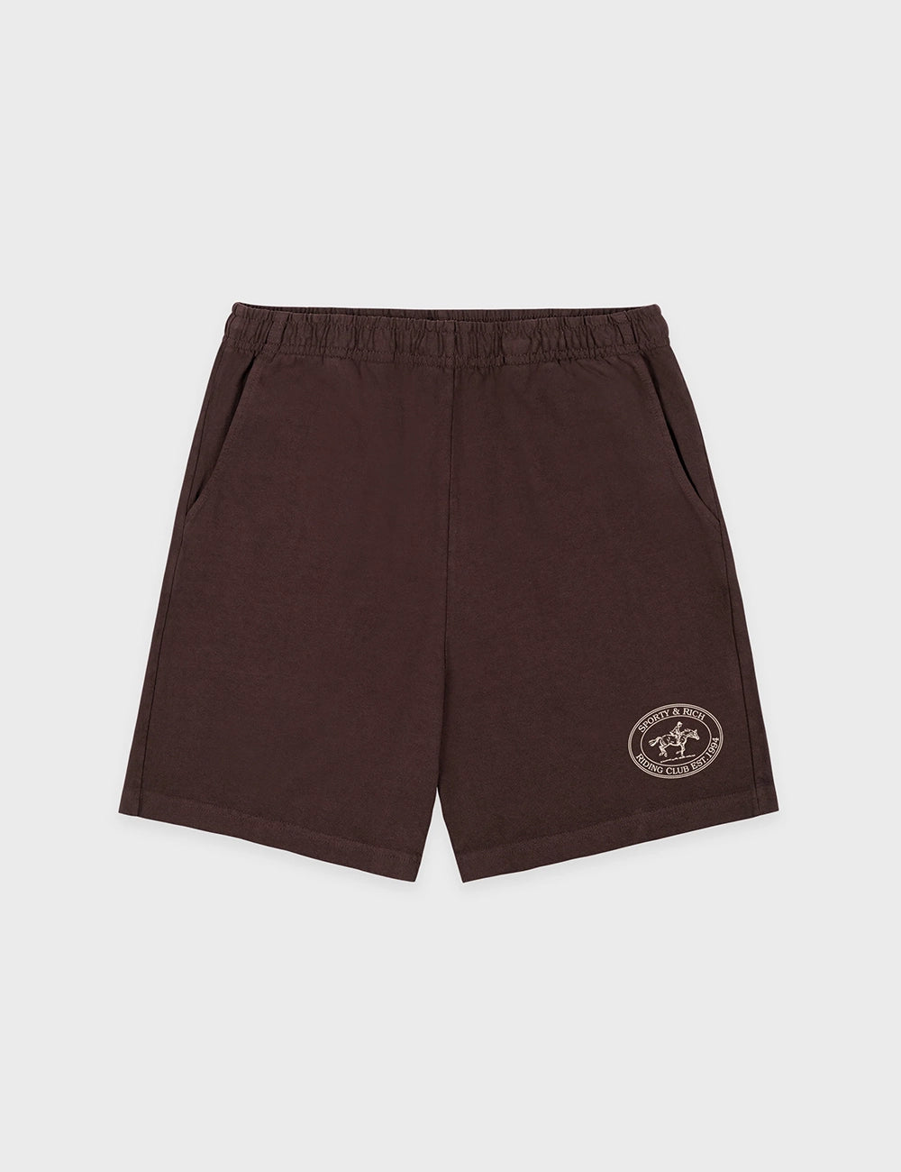 SPORTY & RICH RIDING CLUB GYM SHORT