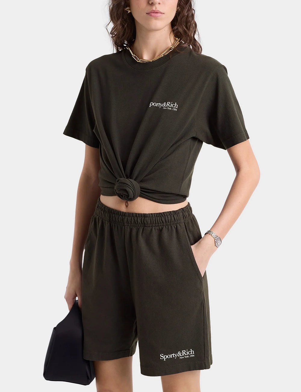 SPORTY & RICH HWCNY GYM SHORT