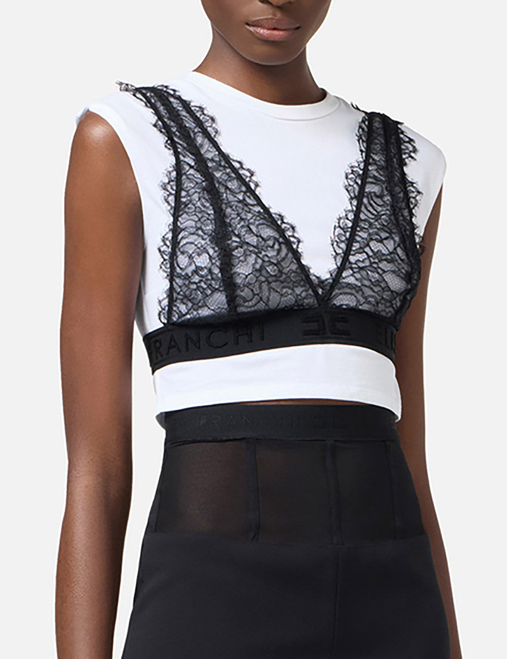 ELISABETTA FRANCHI CROP TOP