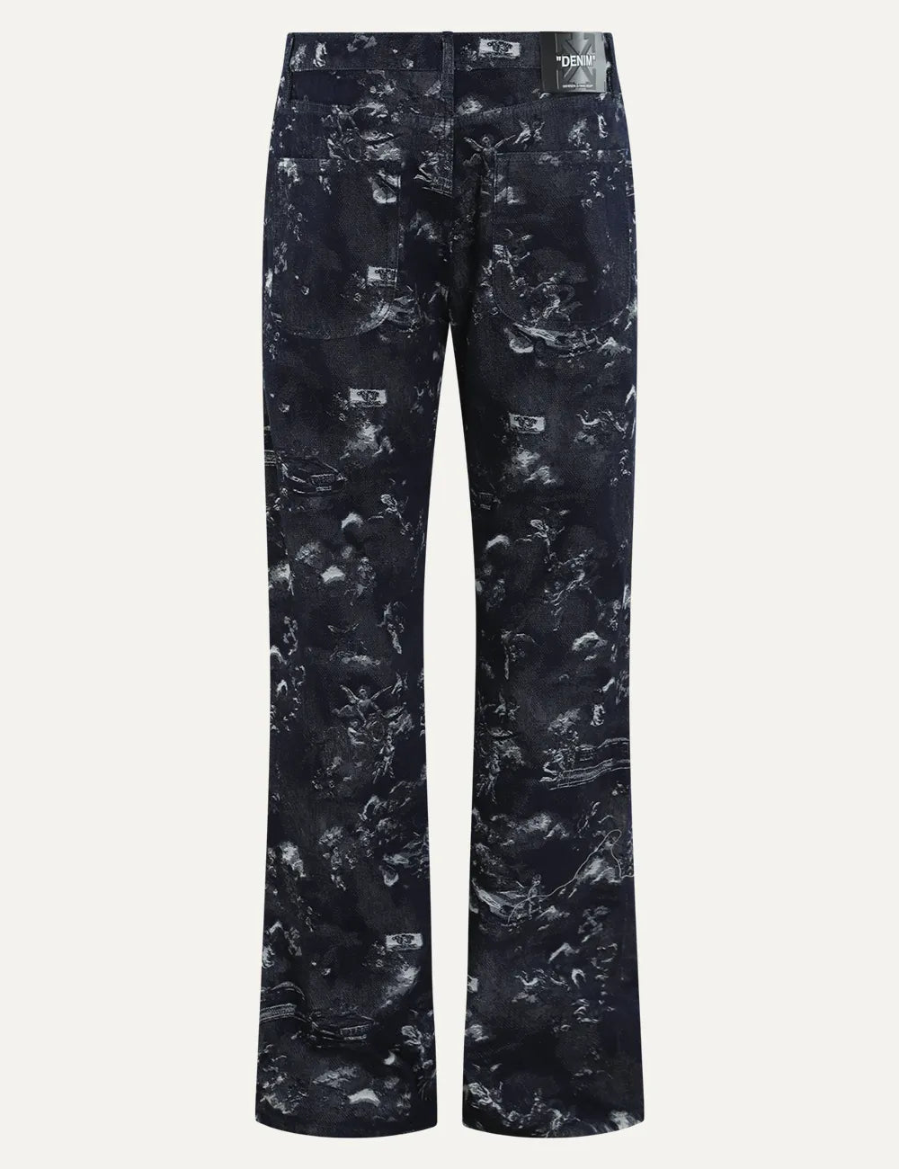 OFF WHITE FRESCO JACQ RELAXED JEANS