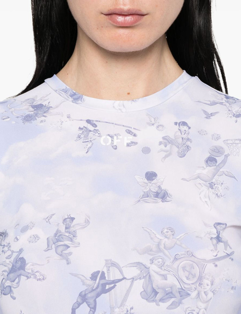 OFF WHITE OFF FRESCO SEC SKIN S/S CREW