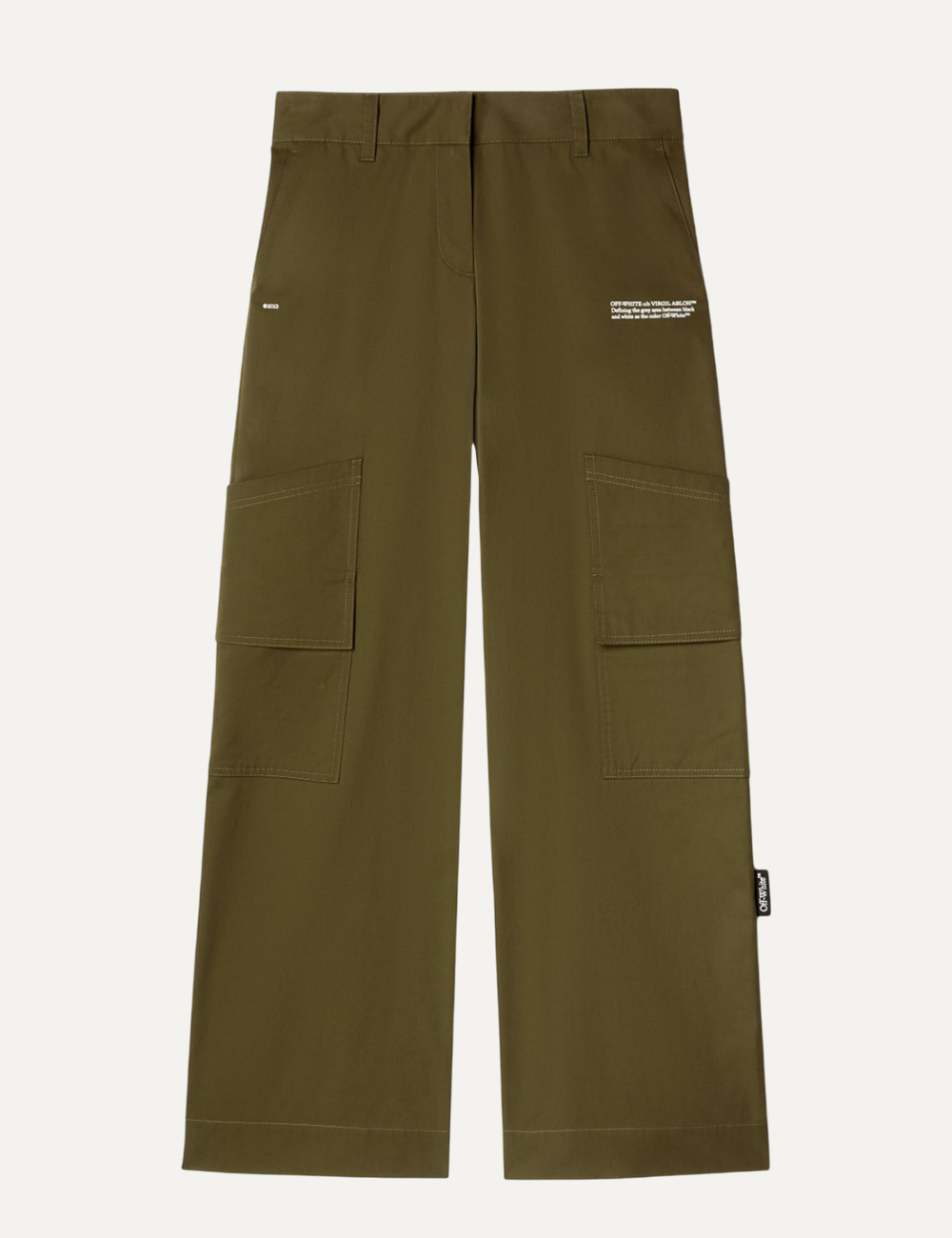 OFF WHITE CO NEW TOYBOX CARGO PANTS