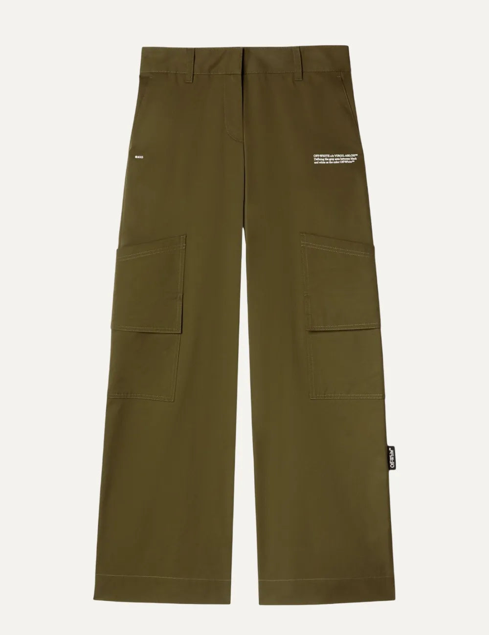 OFF WHITE CO NEW TOYBOX CARGO PANTS