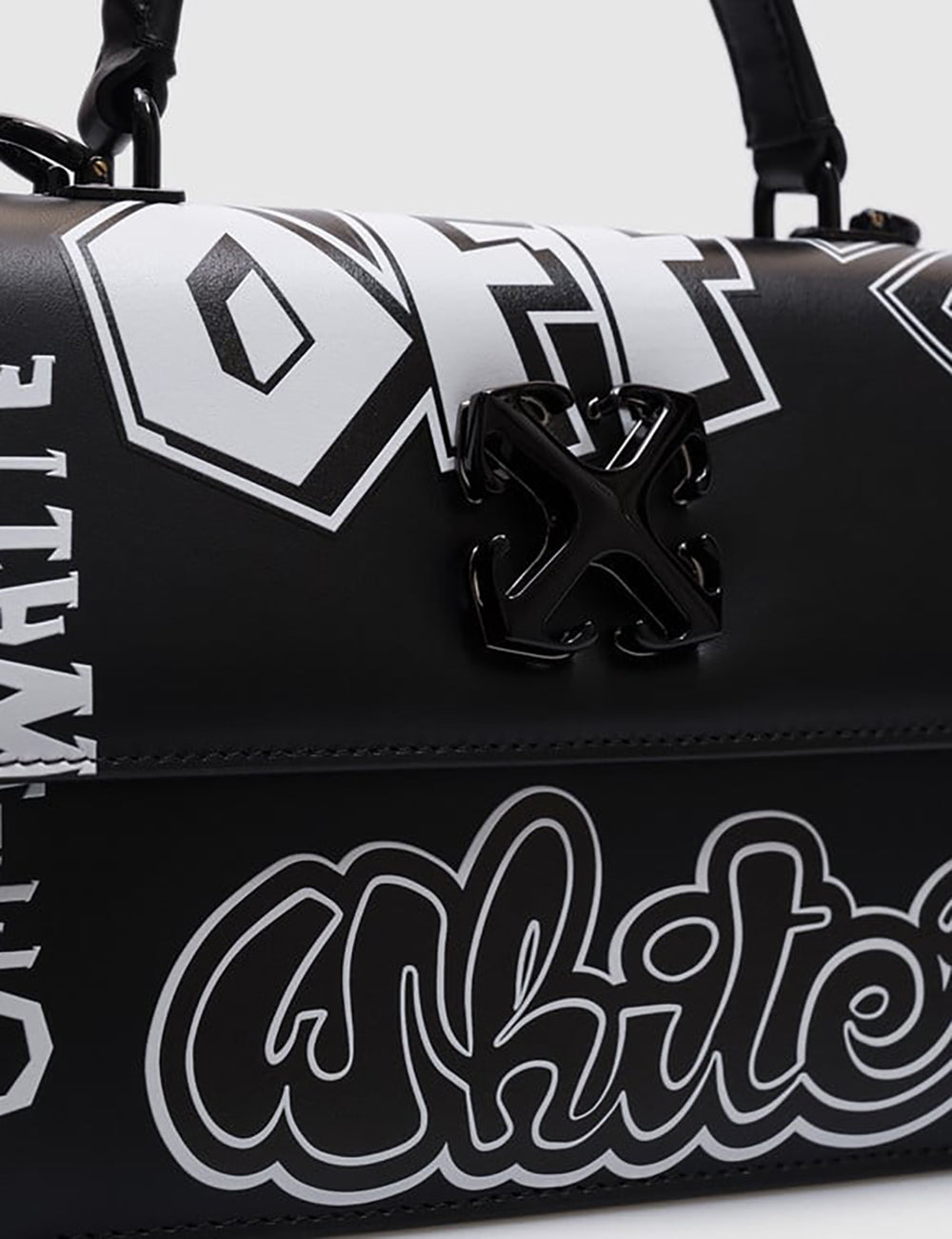 OFF WHITE JITNEY 1.4 TOP HANDLE LOGO