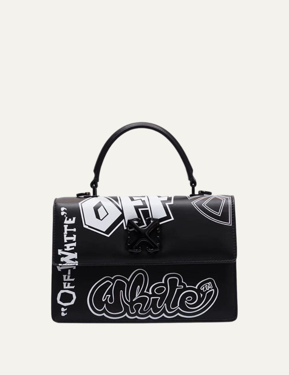 OFF WHITE JITNEY 1.4 TOP HANDLE LOGO