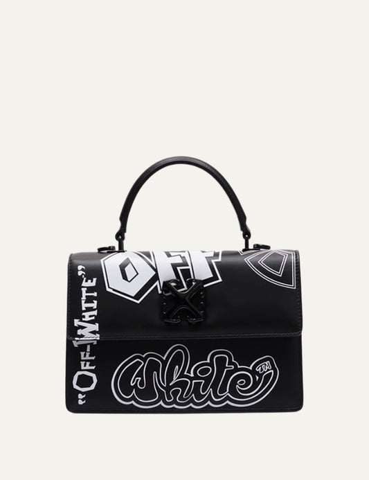 OFF WHITE JITNEY 1.4 TOP HANDLE LOGO