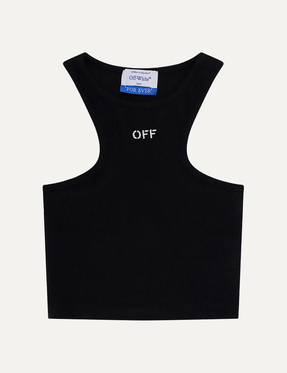OFF WHITE OFF STAMP RIB ROWING TOP