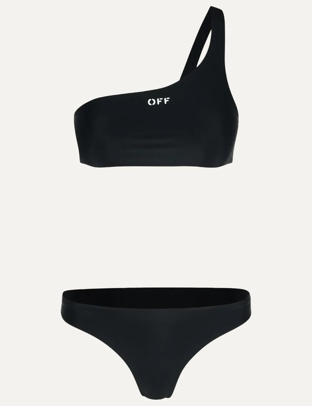 OFF WHITE OFF STAMP ONE SHOULDER BIKINI