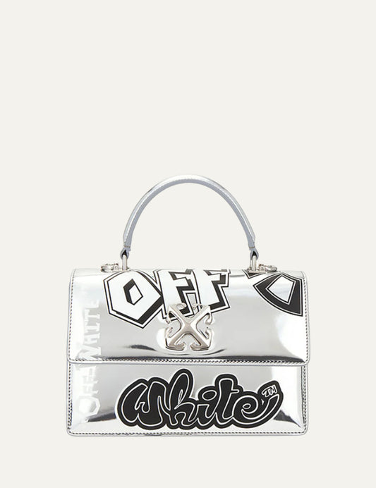 OFF WHITE JITNEY 1.4 TOP HANDLE LOGO