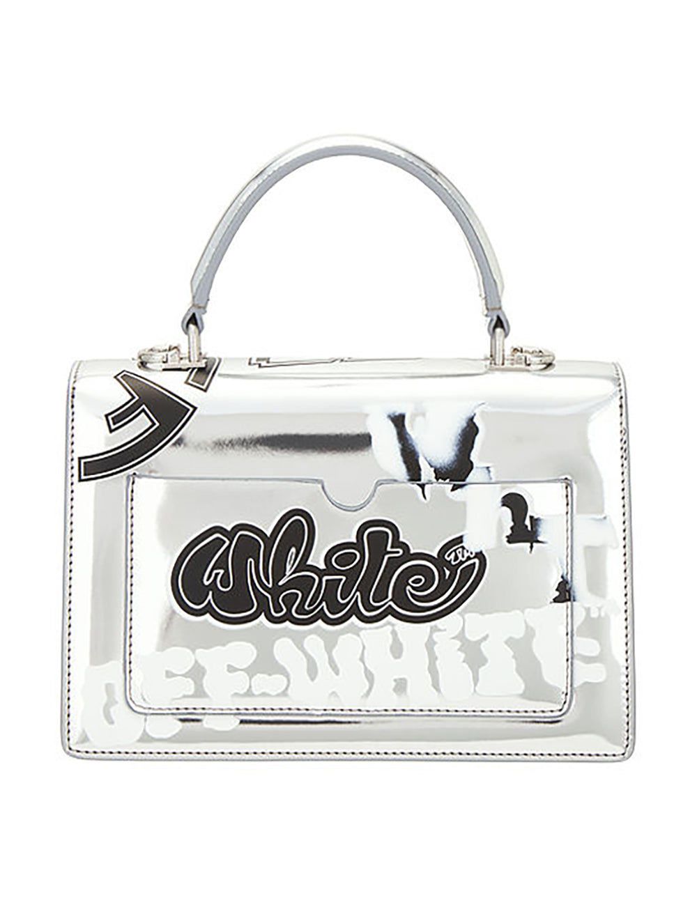 OFF WHITE JITNEY 1.4 TOP HANDLE LOGO