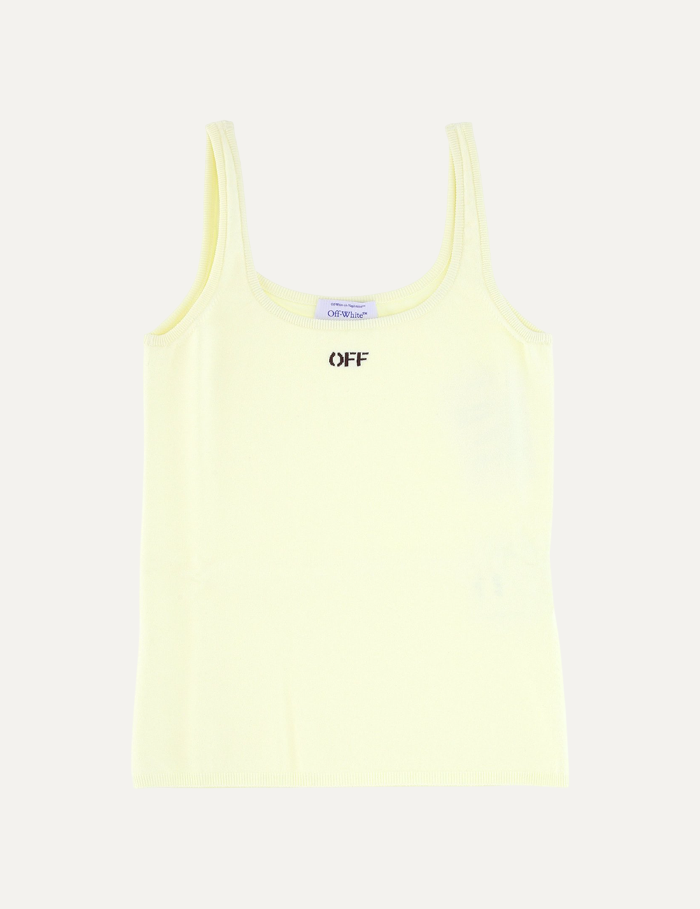 OFF WHITE OFF STAMP SLICK TANK TOP