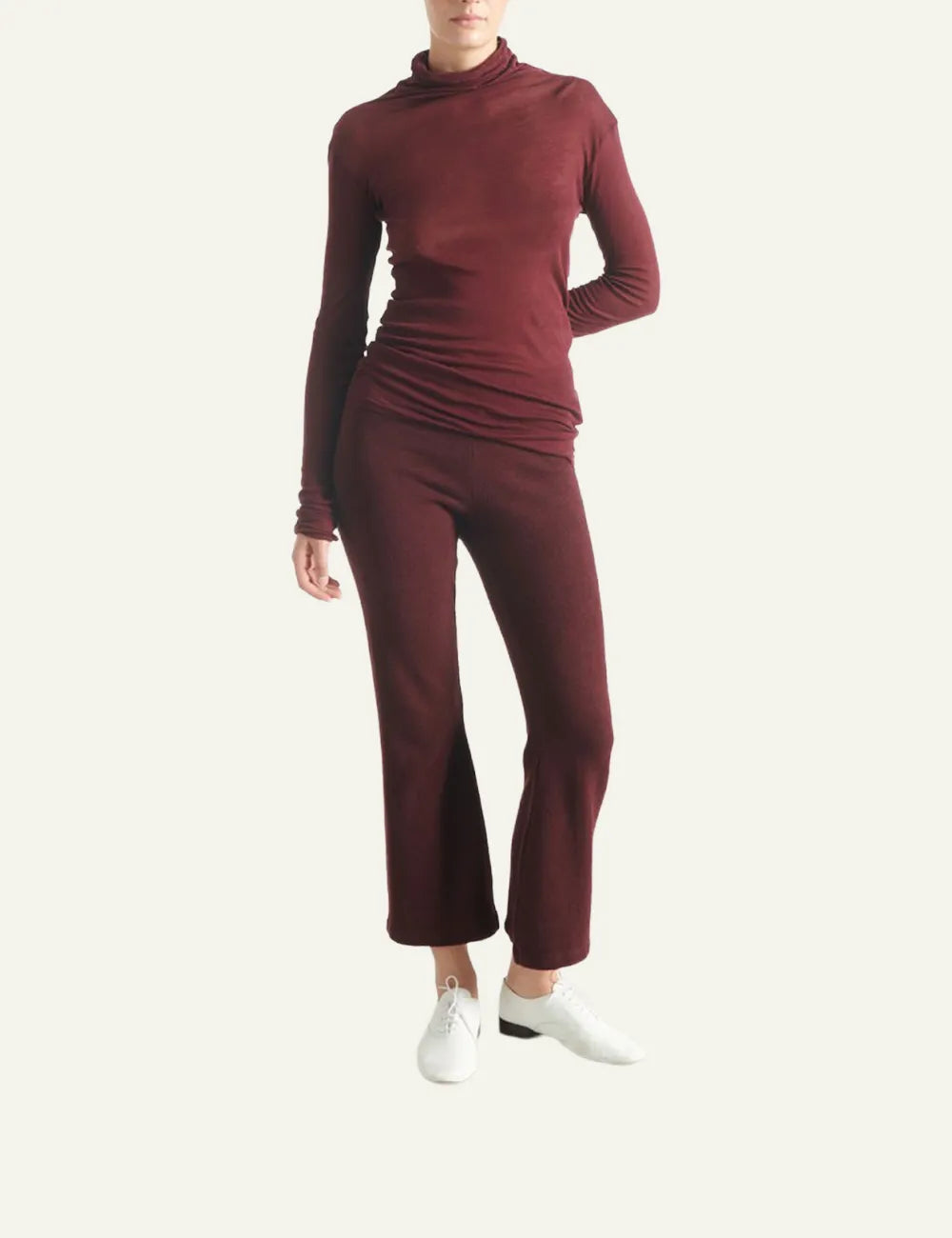 AMERICAN VINTAGE RAISIN VINTAGE TURTLENECK T-SHIRT