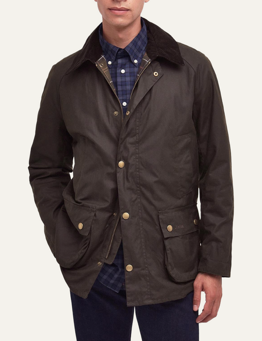 BARBOUR ASHBY WAX JACKET OLIVE