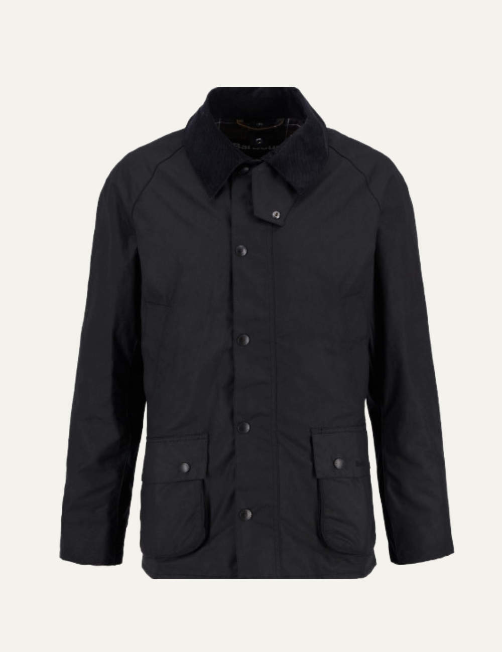 BARBOUR ASHBY WAX JACKET BLACK