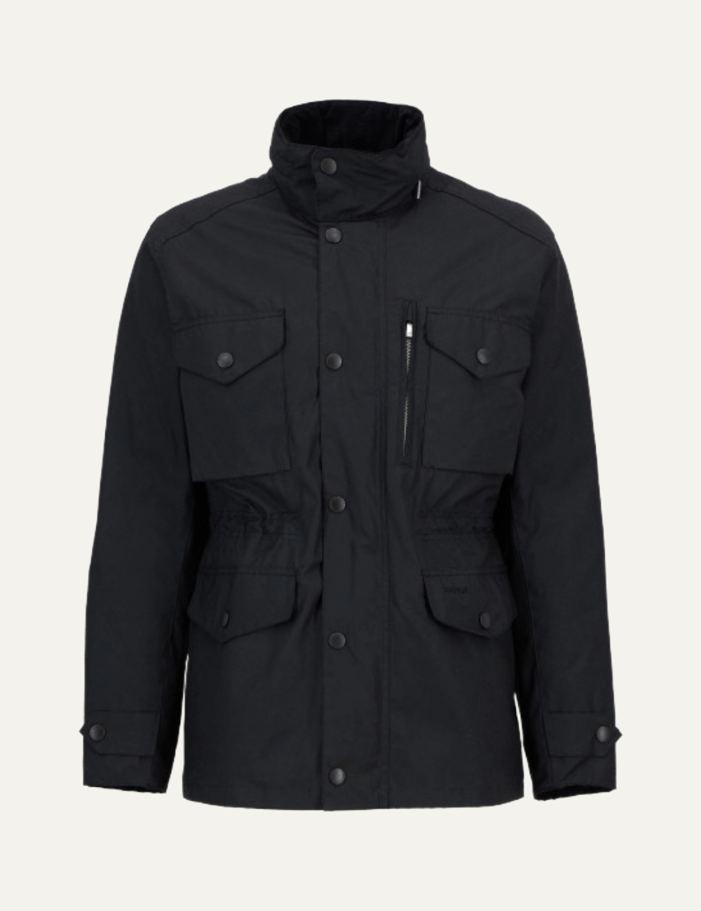 BARBOUR SAPPER WAX JACKET BLACK