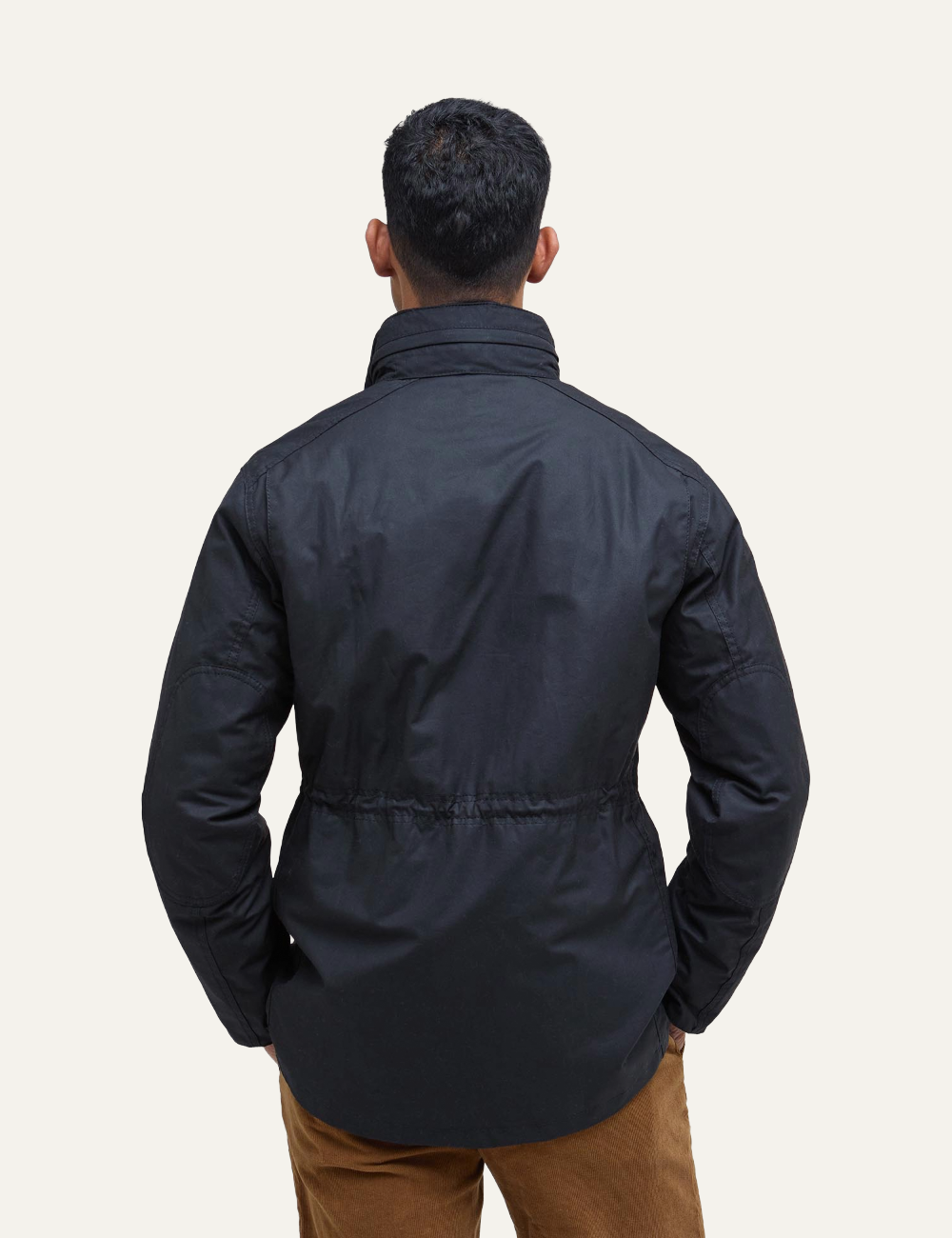 BARBOUR SAPPER WAX JACKET BLACK
