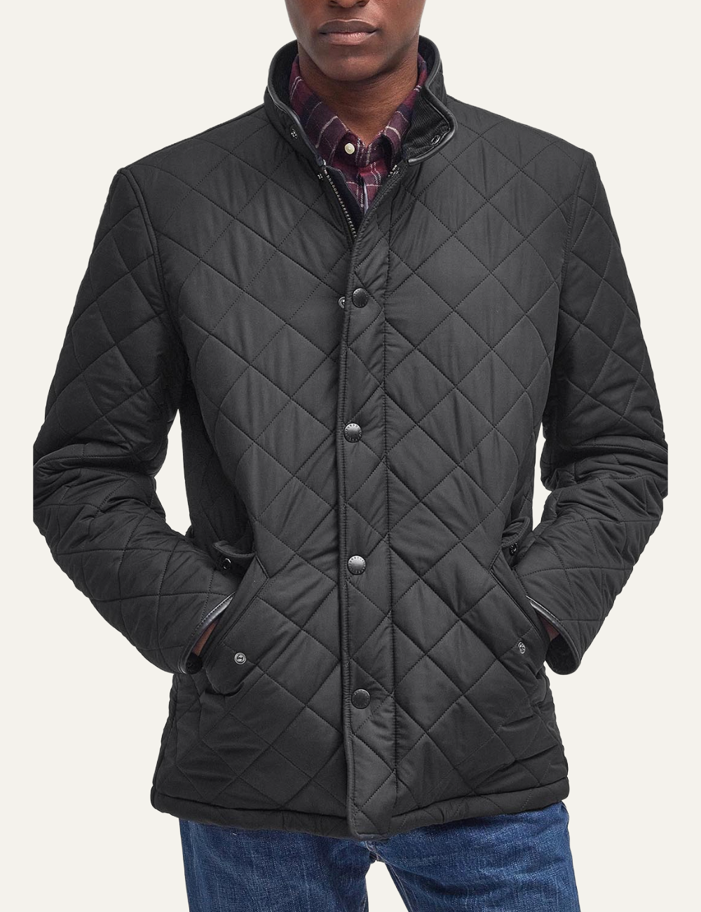 BARBOUR POWELL QUILT BLACK