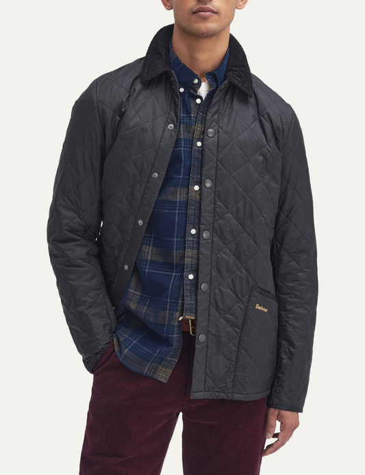 BARBOUR LIDDESDALE QUILTED JACKET BLACK