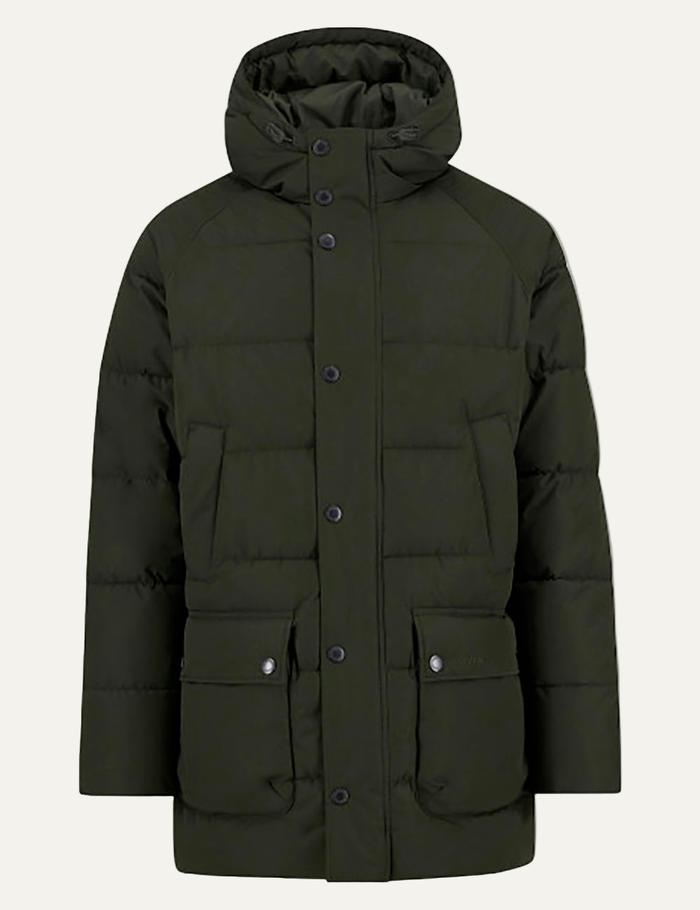 BARBOUR HOODED BEDALE PUFFER JACKET
