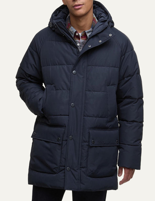 BARBOUR HOODED BEDALE PUFFER JACKET