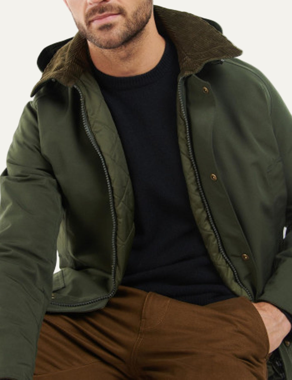 BARBOUR WINTER ASHBY JACKET SAGE