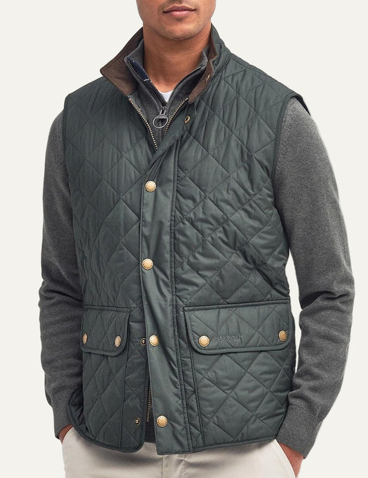 BARBOUR NEW LOWERDALE QUILTED GILET SAGE