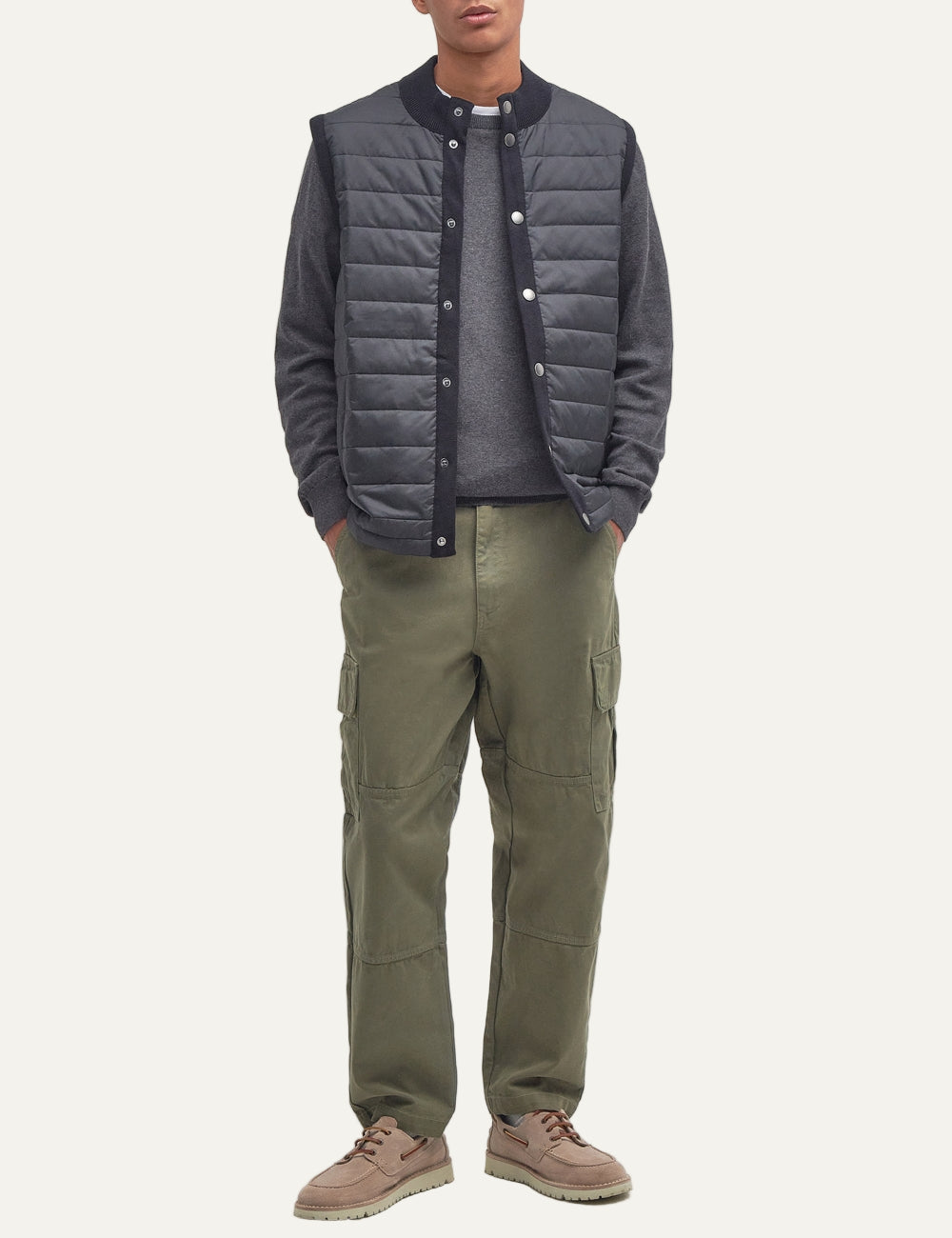 BARBOUR ESSENTIAL KNITTED GILET