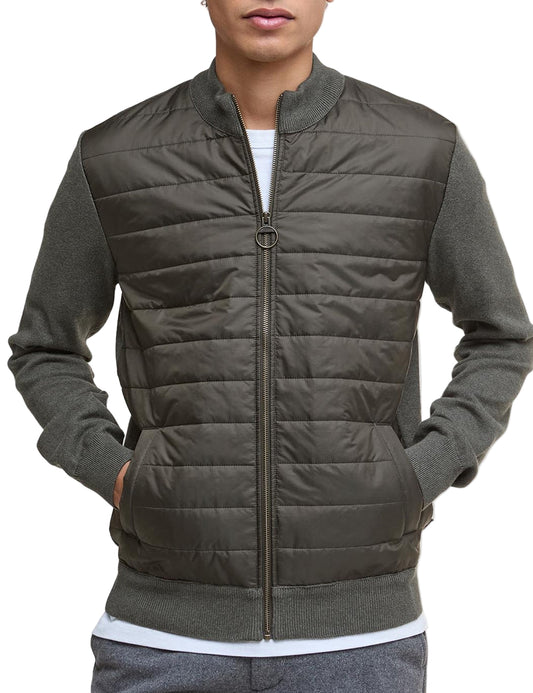 BARBOUR ZIP THROUGH KNITTED JUMPER