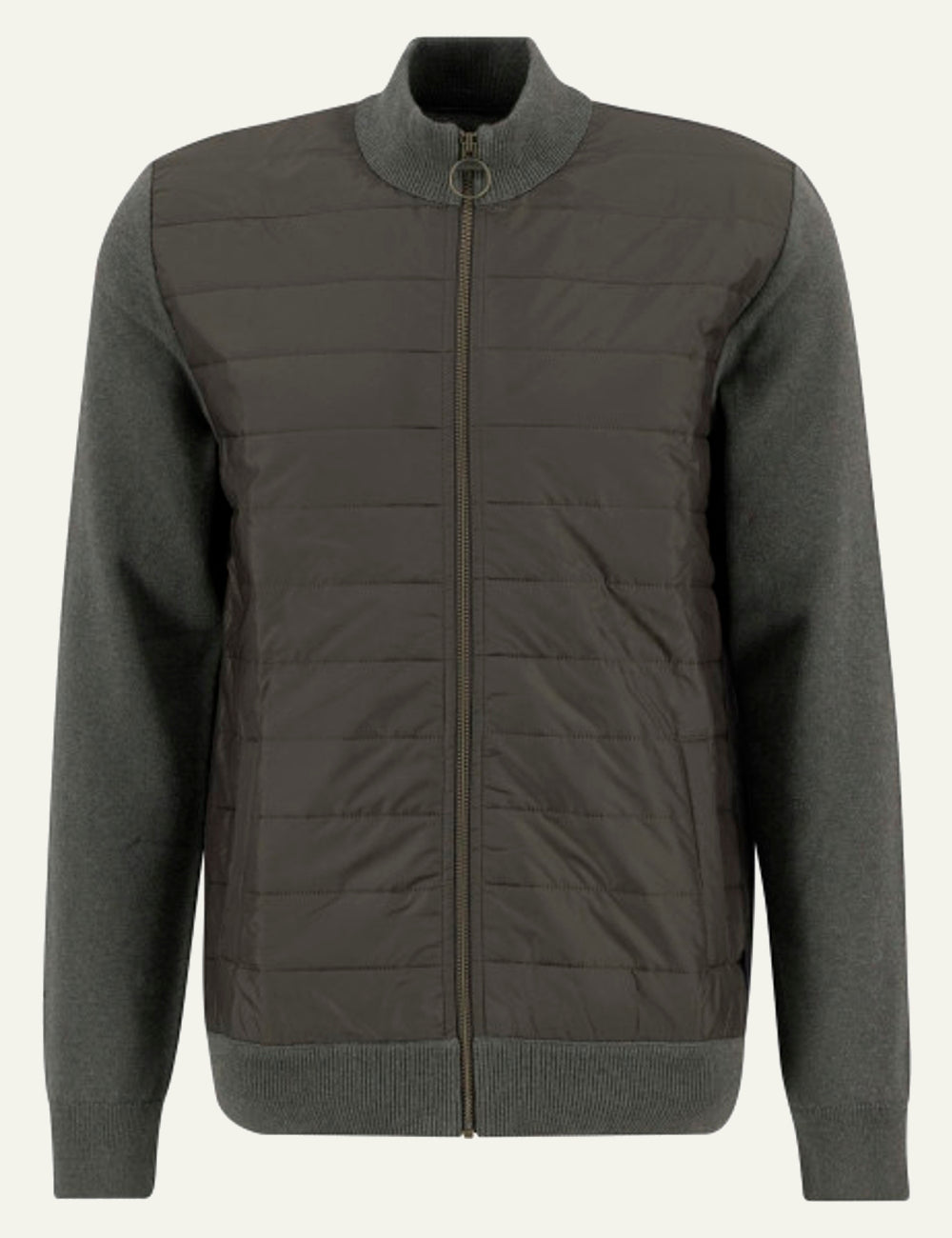 BARBOUR ZIP THROUGH KNITTED JUMPER