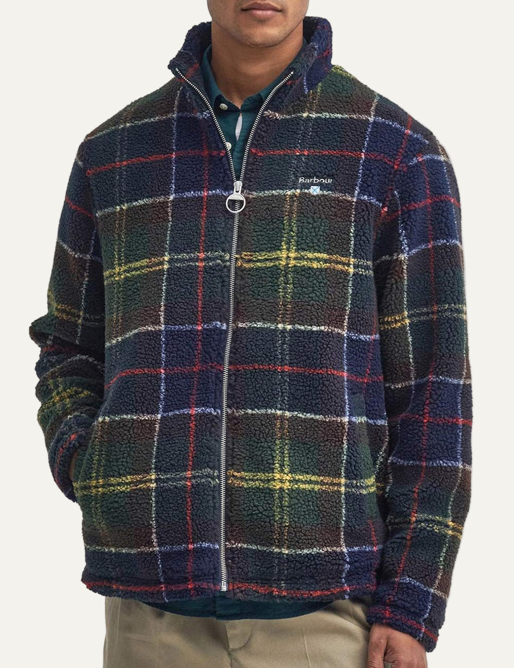 BARBOUR FLEECE ZIP THROUGH