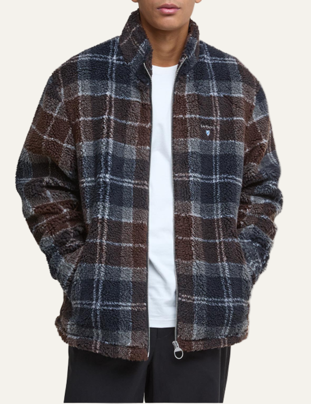 BARBOUR FLEECE ZIP THROUGH