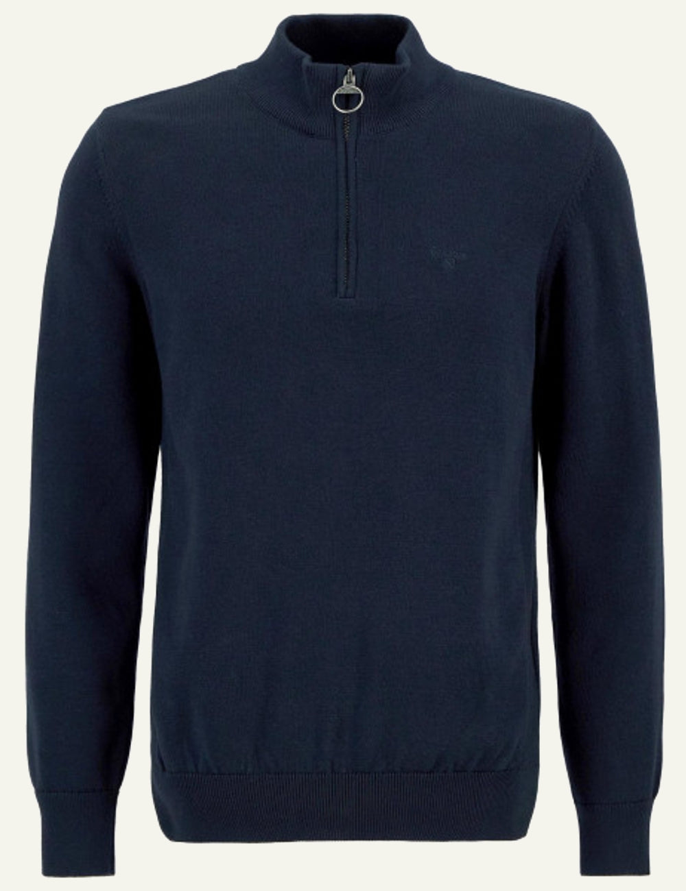 BARBOUR HALF ZIP KNITTED JUMPER