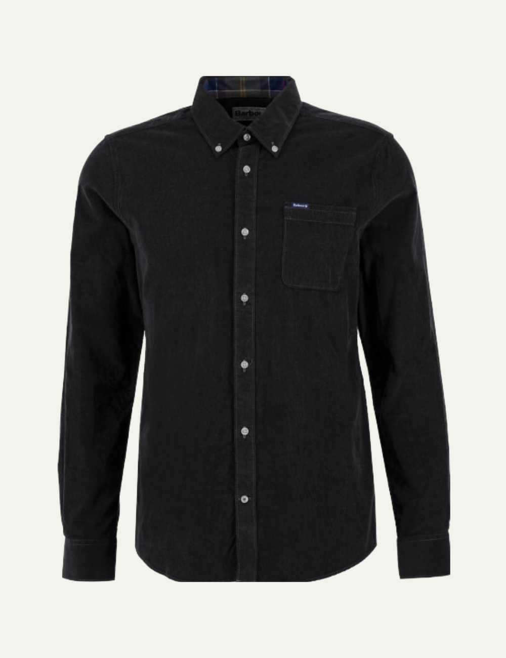 BARBOUR RAMSEY TAILORED CHECKED SHIRT BLACK/MODE