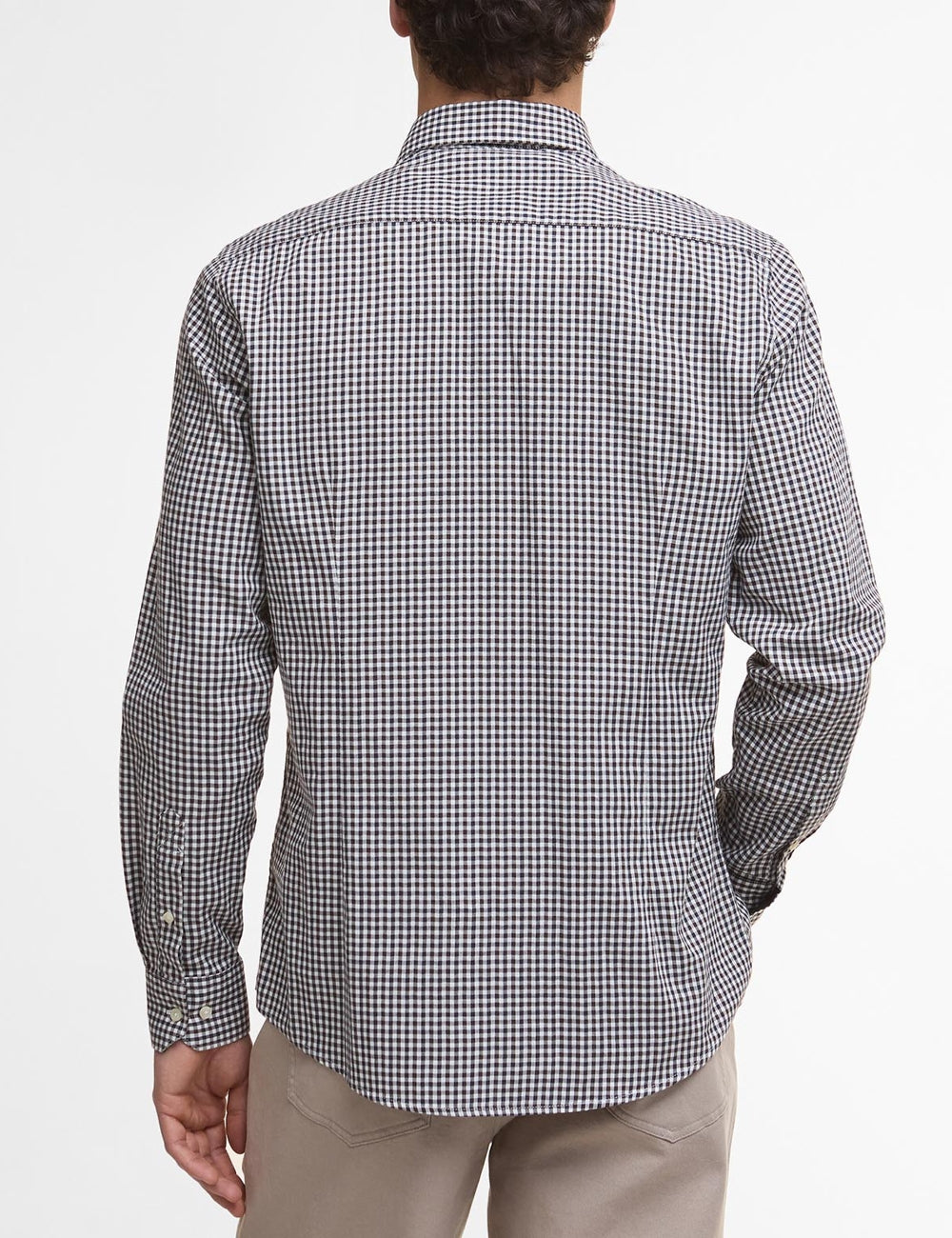 BARBOUR TAILORED GINGHAM SHIRT DARK OAK
